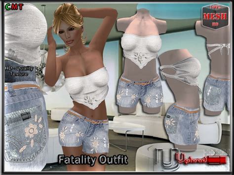 Second Life Marketplace Upload Fatality Outfit