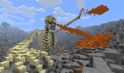 Angry Lava Vomiting Skeleton In A Hell Hole Minecraft Project