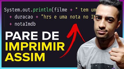 Como imprimir variáveis no Console Curso Java Estruturado Aula 05