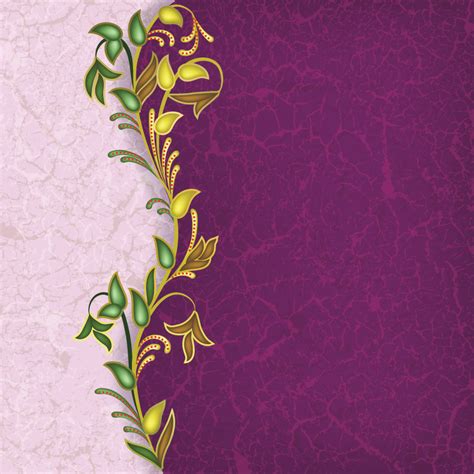 Floral background 04 vector Free Vector / 4Vector