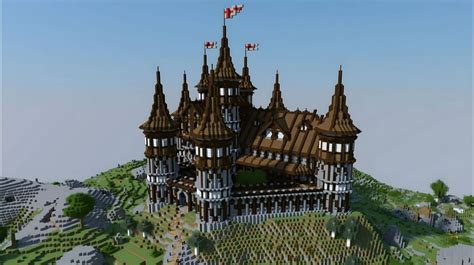 Minecraft Medieval Castle Blueprints