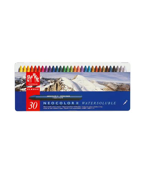 Caran d'Ache Neocolor II Water-Soluble Wax Pastels - Set of 30 | The ...