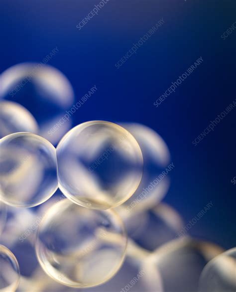 Soap bubbles - Stock Image - H100/0723 - Science Photo Library