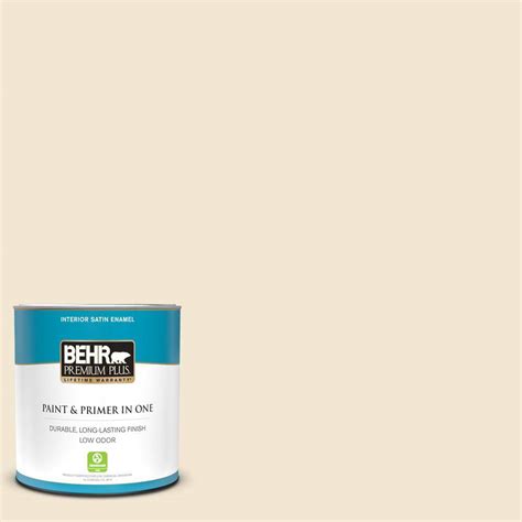 Behr Premium Plus Qt Bwc Atlantis Pearl Satin Enamel Low Odor