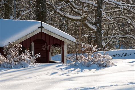 Winter Landscape on the West Coast in Sweden Stock Image - Image of ...