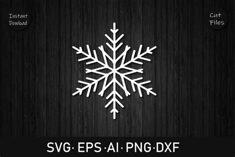 Christmas Snowflake SVG Cut File - Crella