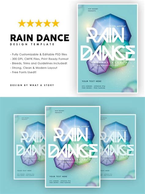 Rain Dance | Dancing in the rain, Design template, Story nyc