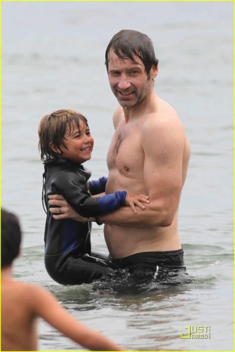 David Duchovny Shirtless Independence Photo Celebrity