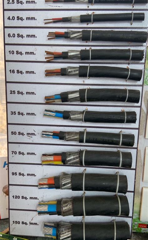 Armored Cable Size Chart