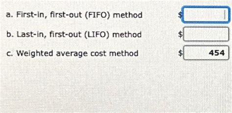 Solved V Periodic Inventory Using Fifo Lifo An Solutioninn