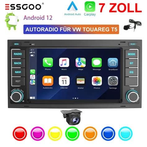 Carplay F R Vw Touareg T Kam Android Autoradio Gps Navi Usb Wifi