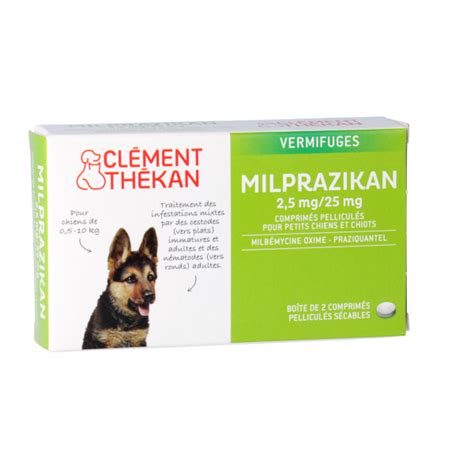 Milprazikan Vermifuge Chien De Kg Cl Ment Th Kan Comprim S