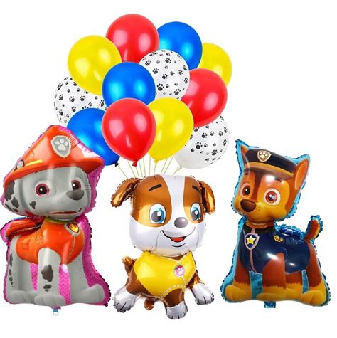 Balony Urodzinowe Zestaw Dekoracji Paw Psi Patrol Allegro Pl