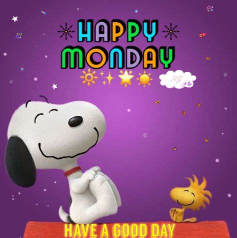 Happy Monday Snoopy Winter Images - Kristins Traum