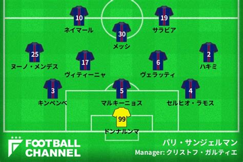 Psg予想スタメン＆フォーメーション。ガンバ大阪と対戦、メッシ、ネイマール、エムバペらの出場は？【パリ・サンジェルマン・ジャパンツアー