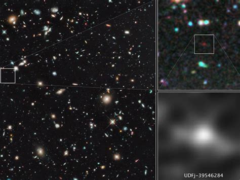 G Telesc Pio Hubble Encontra Gal Xia Mais Distante Da Terra J