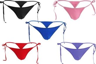 Iphreeco Men S Side Tie Underwear Bikini Thongs G String Adjustable T