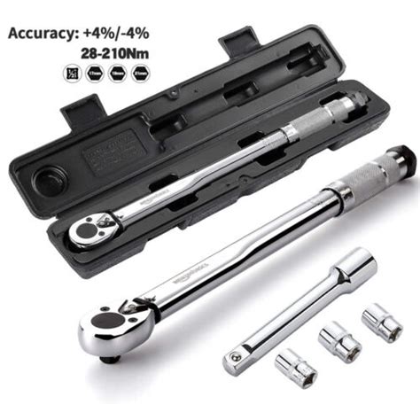 Adjustable Torque Wrench 470mm 28 210Nm 1 2 Square Drive Hand Ratchet