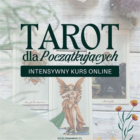 Tarot Dla Pocz Tkuj Cych Kurs Online Ro Linna Moc