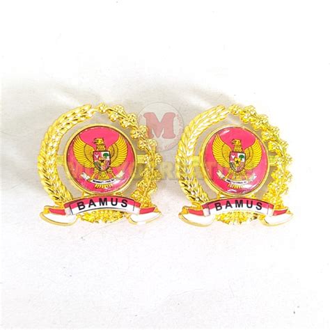 Jual Pin BAMUS Lencana Pin Logo BAMUS Padi Kapas Shopee Indonesia