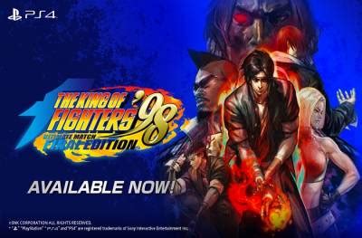 KOF 98 UM FE PS4 버전 판매 시작