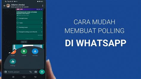 Cara Mudah Membuat Polling Di Whatsapp Cara Membuat Survei Di Wa