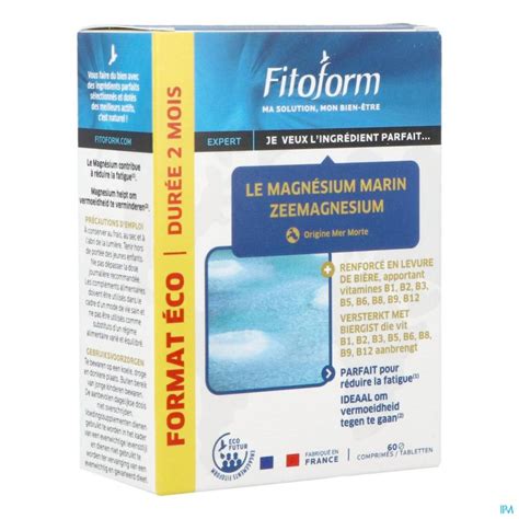 FITOFORM MAGNESIUM MARIN 60 CAPSULES Magnésium Pharmacodel