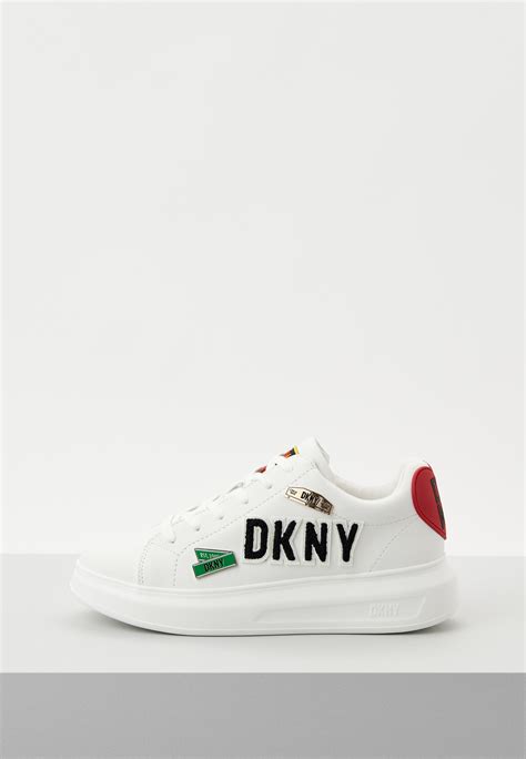 Кеды DKNY, цвет: белый, MP002XW01ENL — купить в интернет-магазине Lamoda