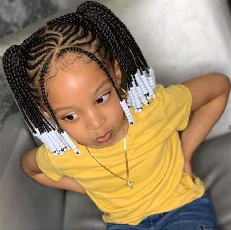 Braids for Kids- 50 Kids Braids with Beads Hairstyles