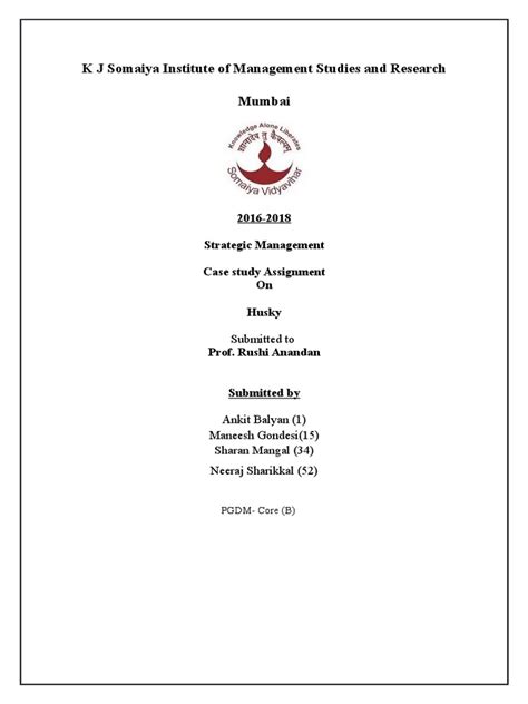 Strategy Husky | Download Free PDF | Competitive Advantage | Strategic ...