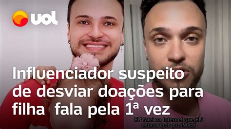 Igor Viana Influenciador Suspeito De Desviar Doa Es Para Filha