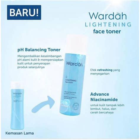 Jual Wardah Lightening Face Toner 125 Ml Shopee Indonesia