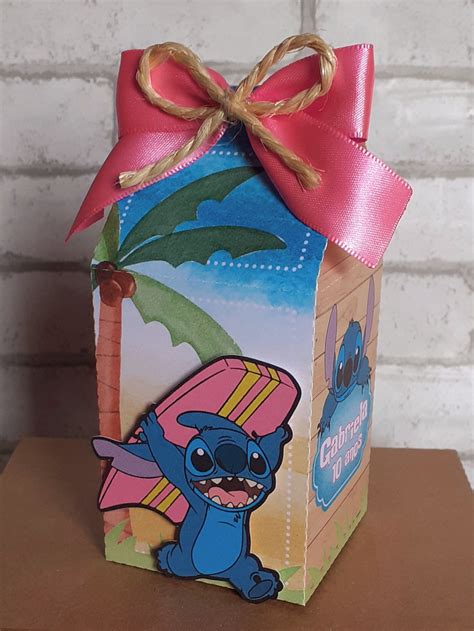 Kit Personalizados Stitch 50 Peças Elo7 Produtos Especiais