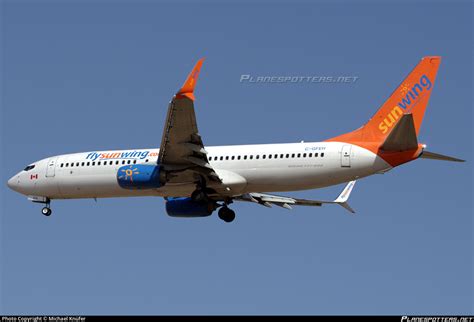 C Gfeh Sunwing Airlines Boeing Gs Wl Photo By Michael Kn Fer Id