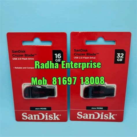 SanDisk Cruzer Blade 32GB USB 2 0 Flash Drive At Rs 180 Piece SanDisk