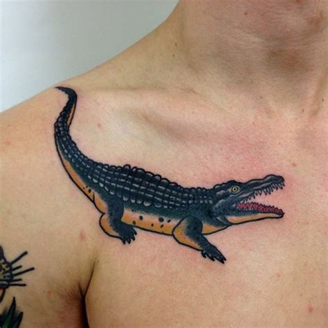 30 Crocodile Tattoo Design Ideas For Men Women EntertainmentMesh