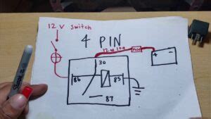 Cómo Conectar Un Relay De 4 Pines En Un Diagrama