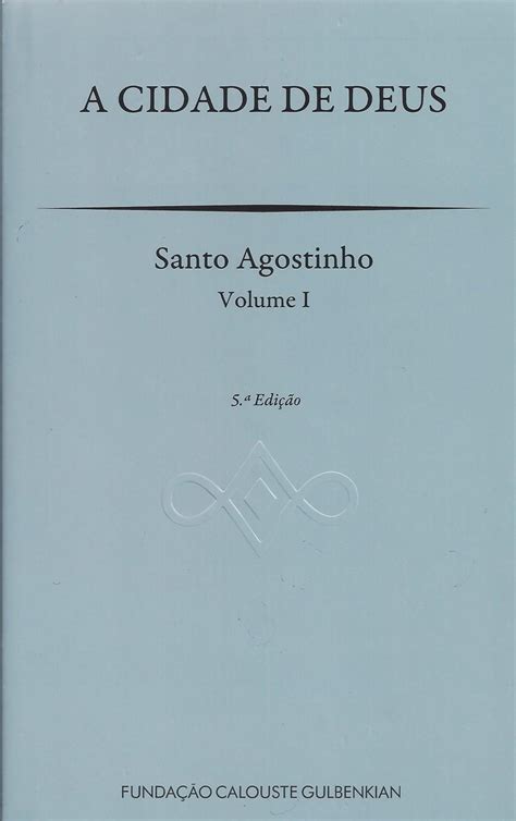 Lista De Livros A Cidade De Deus Livro I Santo Agostinho