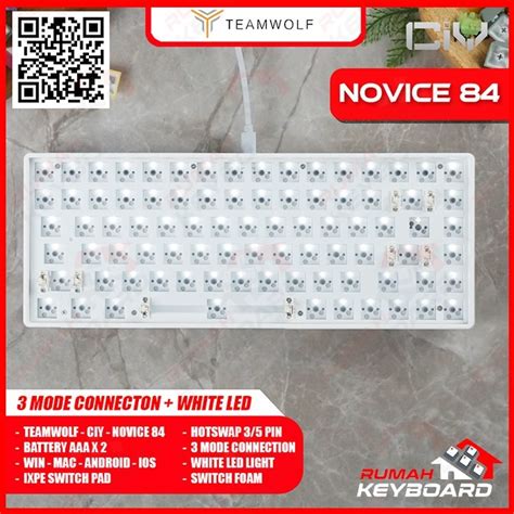 Mechanical Keyboard Ciy Novice Mode Hotswap Led