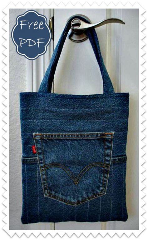 The Quilted Denim Tote Free Pdf Pattern