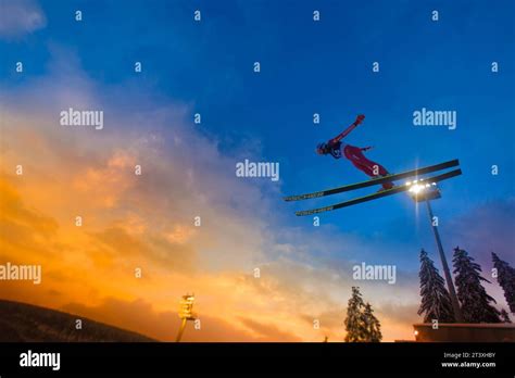 Fis Ski Jumping World Cup Presented By Viessmann Hi Res Stock