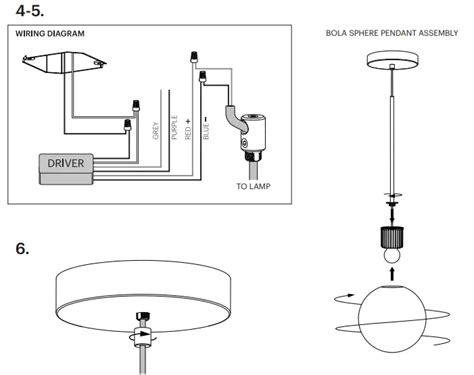 Pablo Bola Sphere Led Pendant Light Installation Guide