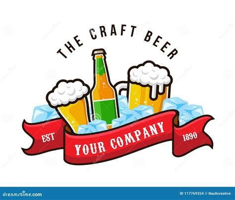 Modern Beer and Brewery Emblem Logo Design Stock Vector - Illustration of competition, identity ...