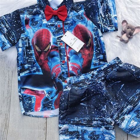 Conjunto Mauricinho Infantil Homem Aranha Elo