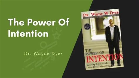 The Power Of Intention Summary, PDF, Quotes, And Review