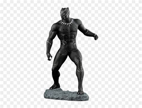 Civil War - Black Panther Civil War Statue, HD Png Download - 600x600 ...