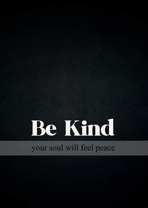 Be Kind People Poster Picture Metal Print Paint By Yunur Mawan