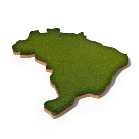 Mapa D De Brasil Foto Premium