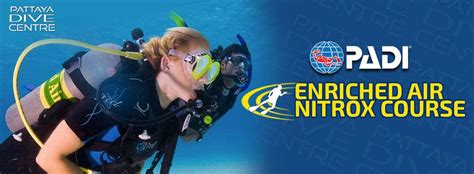 Padi Enriched Air Nitrox Diver Pattaya Dive Centre