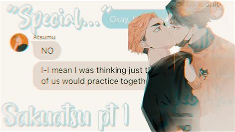 Special Pt 1 SAKUATSU FLUFF NOT TOXIC HAIKYUU YouTube